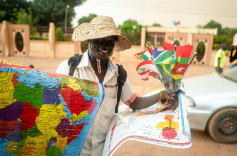 Mand I Burkina Faso Foto V Maurice Weiss